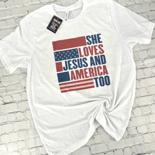 Load image into Gallery viewer, Jesus & America Tee