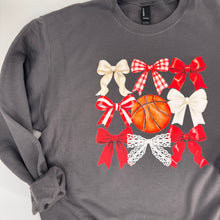 Load image into Gallery viewer, Basketball & Bows Crew Sweatshirt