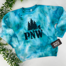 Load image into Gallery viewer, PNW Tie Dye Crew Sweatshirt or Hoodie