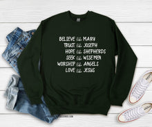 Load image into Gallery viewer, LOVE like JESUS Crew Sweatshirt