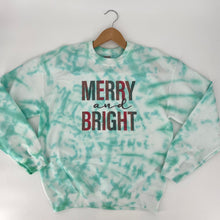 Load image into Gallery viewer, Leopard Merry & Bright Crew Sweatshirt