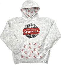 Load image into Gallery viewer, Leopard print Spartan Hoodie