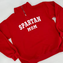 Load image into Gallery viewer, Spartan Mom Quarter Zip Sweatshirt