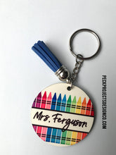 Load image into Gallery viewer, Personalized Crayon Keychain