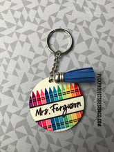 Load image into Gallery viewer, Personalized Crayon Keychain