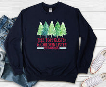 Load image into Gallery viewer, Treetops Glisten Crew Sweatshirt