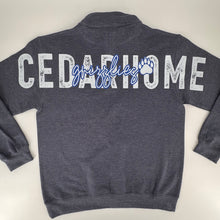 Load image into Gallery viewer, Big Back Cedarhome Quarter Zip Sweatshirt
