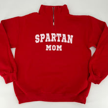 Load image into Gallery viewer, Spartan Mom Quarter Zip Sweatshirt
