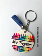 Load image into Gallery viewer, Personalized Crayon Keychain
