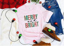 Load image into Gallery viewer, Leopard Merry &amp; Bright Tee
