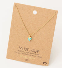 Load image into Gallery viewer, Triangle Stone Necklace
